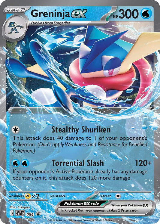 Greninja EX 054 - Monster Mart - Pokémon Cards Australia