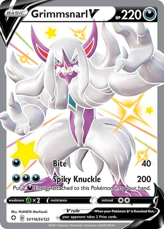 Grimmsnarl V SV116/SV122 - Monster Mart - Pokémon Cards Australia