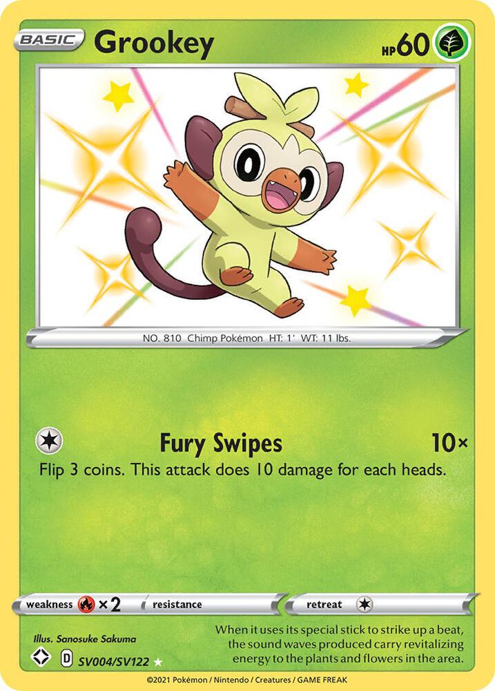Grookey SV004/SV122 - Monster Mart - Pokémon Cards Australia