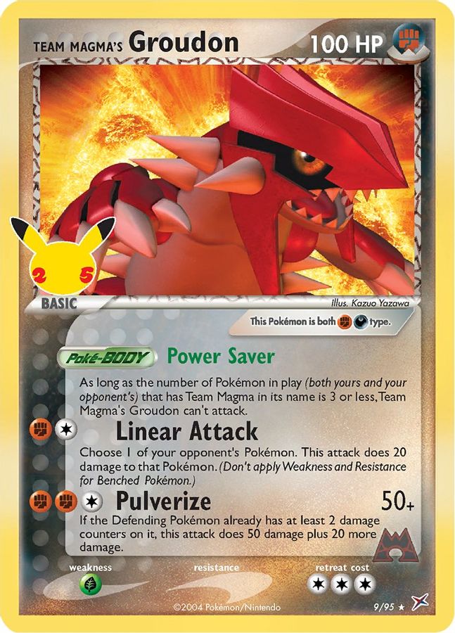 Groudon 9/95 - Monster Mart - Pokémon Cards Australia