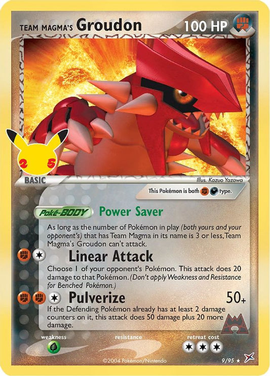 Groudon 9/95 - Monster Mart - Pokémon Cards Australia