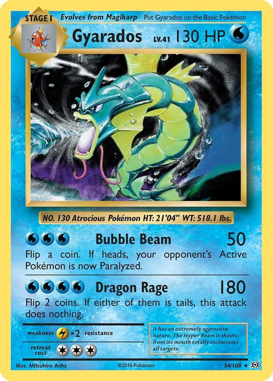 Gyarados Holo 34/108 - Monster Mart - Pokémon Cards Australia