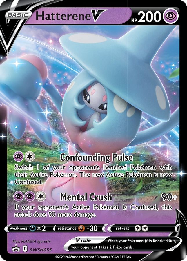 Hatterene V SWSH055 - Monster Mart - Pokémon Cards Australia