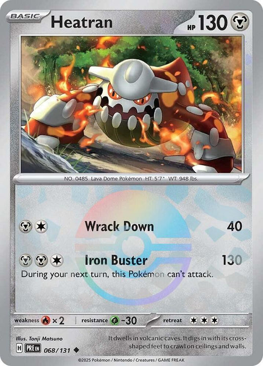 Heatran 068/131 Poke Ball - Monster Mart - Pokémon Cards Australia