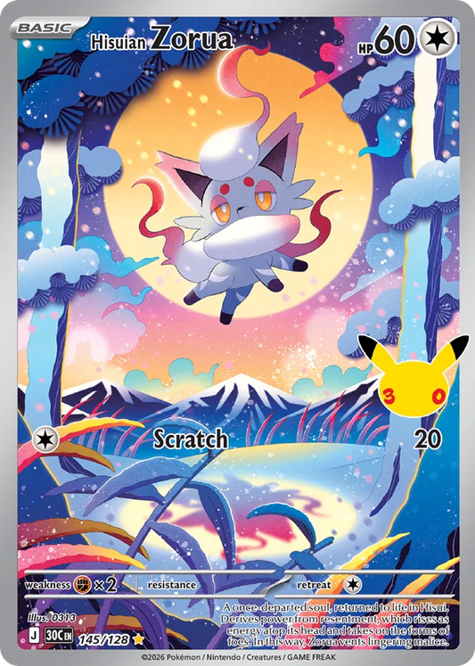 Hisuian Zorua 145/128 - Monster Mart - Pokémon Cards Australia