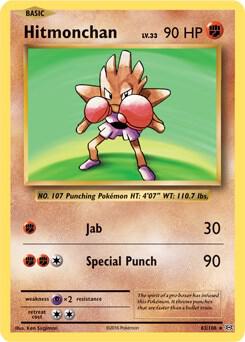 Hitmonchan Reverse Holo 62/108 - Monster Mart - Pokémon Cards Australia