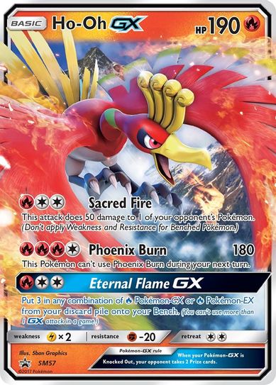 Ho - Oh GX SM57 - Monster Mart - Pokémon Cards Australia