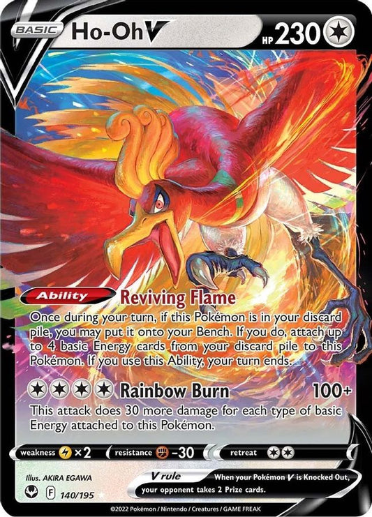 Ho - Oh V 140/195 - Monster Mart - Pokémon Cards Australia