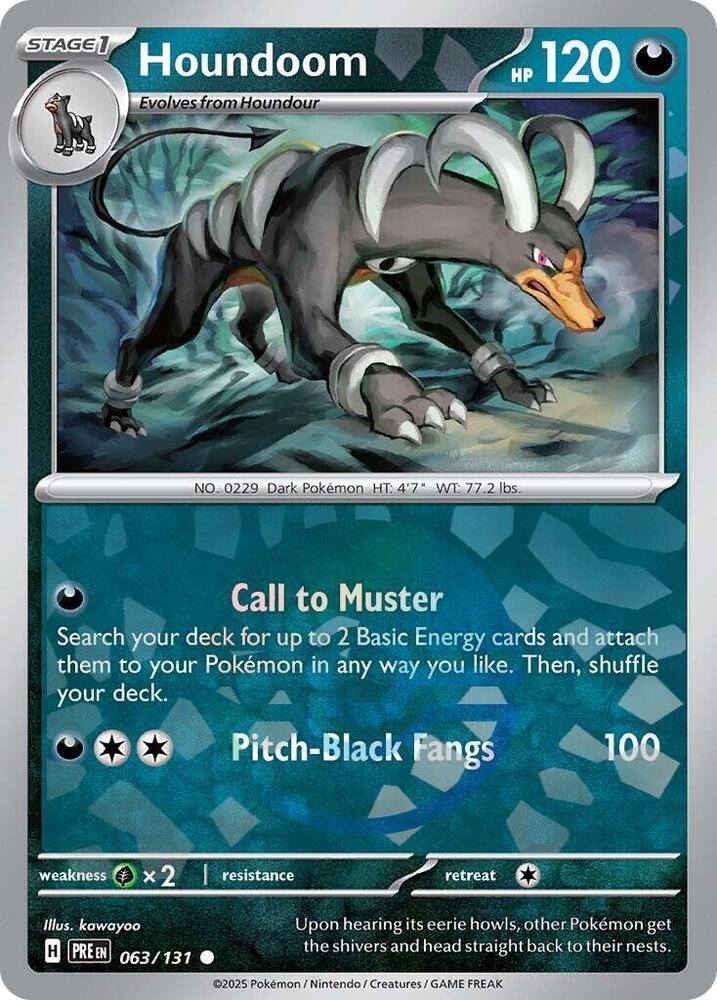 Houndoom 063/131 Poke Ball - Monster Mart - Pokémon Cards Australia