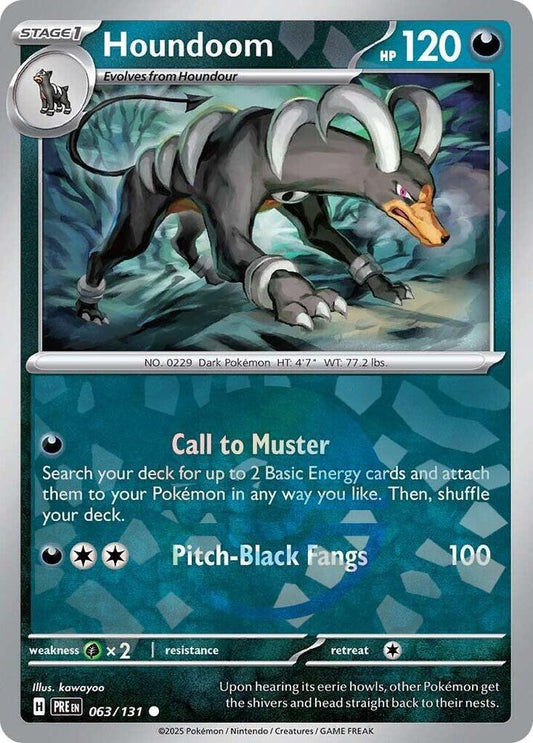 Houndoom 063/131 Poke Ball - Monster Mart - Pokémon Cards Australia