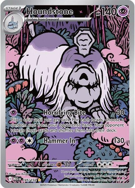 Houndstone 145/132 - Monster Mart - Pokémon Cards Australia