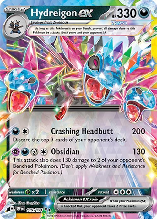 Hydreigon EX 169/086 Raw Card - Collectible Trading Game