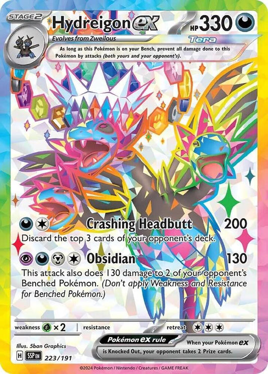 Hydreigon EX 223/191 - Monster Mart - Pokémon Cards Australia