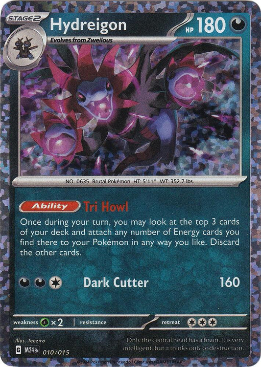 Hydreigon Holo 010/015 McDonald's Promo - Monster Mart - Pokémon Cards Australia