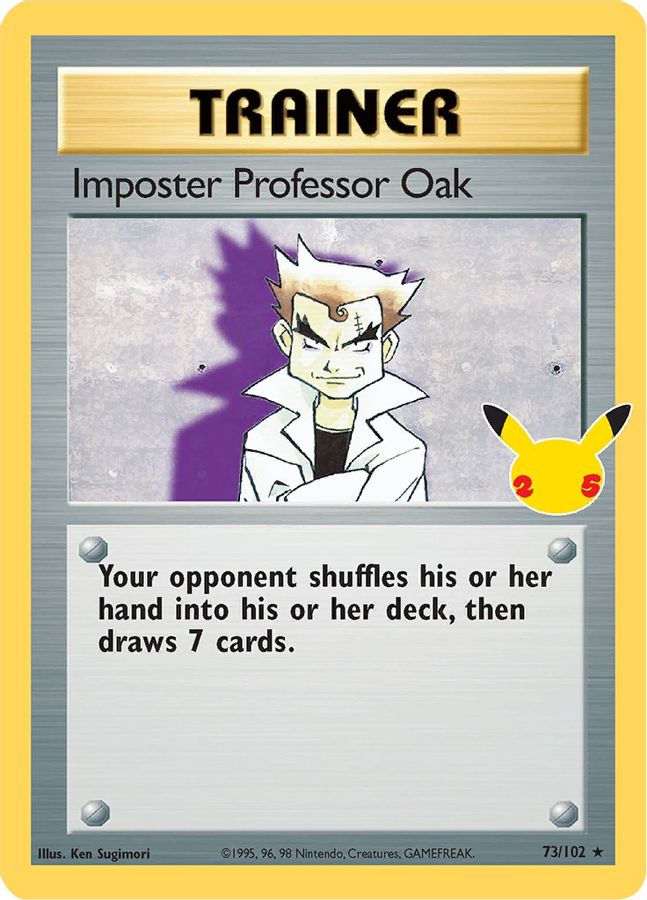 Imposter Professor Oak 73/102 - Monster Mart - Pokémon Cards Australia
