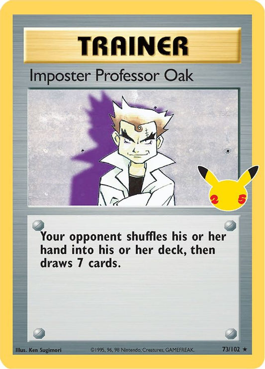 Imposter Professor Oak 73/102 - Monster Mart - Pokémon Cards Australia