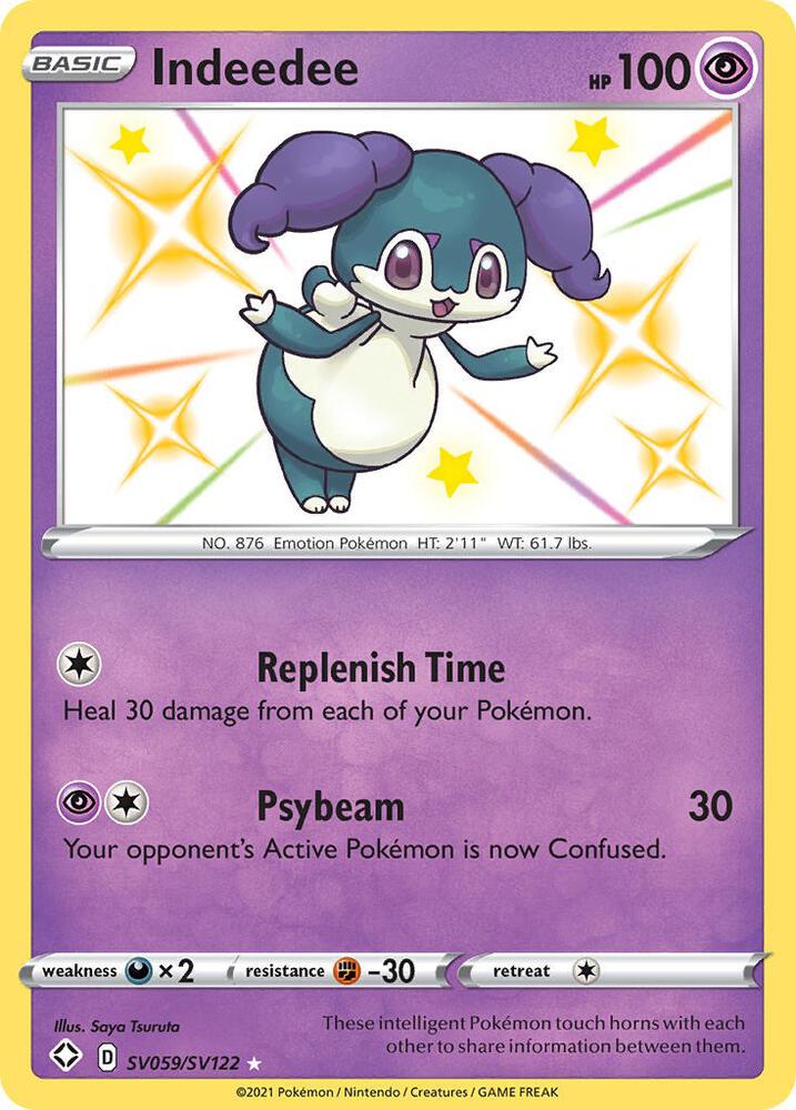 Indeedee SV059/SV122 - Monster Mart - Pokémon Cards Australia