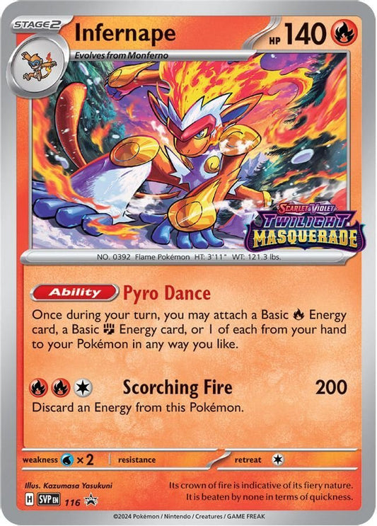 Infernape 116 - Monster Mart - Pokémon Cards Australia