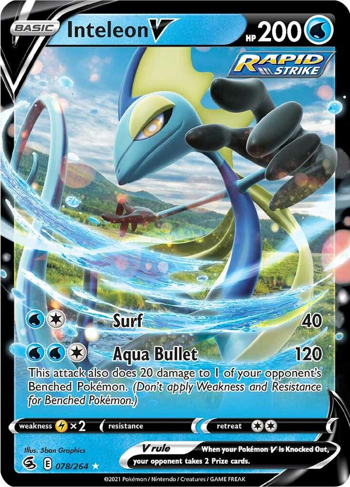 Inteleon V 078/264 - Monster Mart - Pokémon Cards Australia