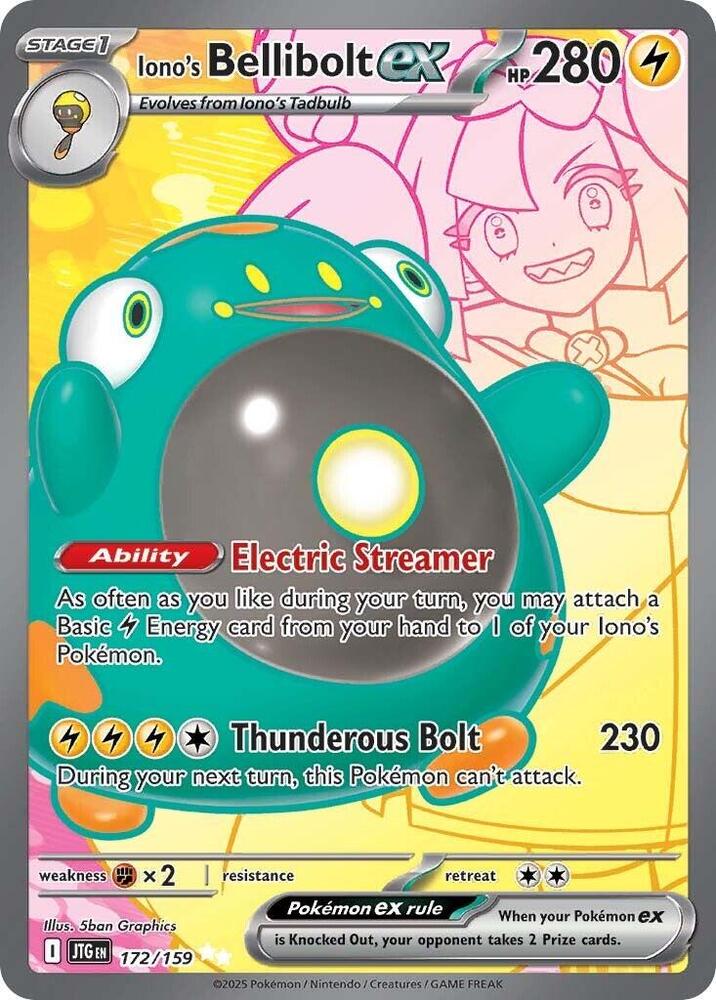 Iono's Bellibolt EX 172/159 - Monster Mart - Pokémon Cards Australia
