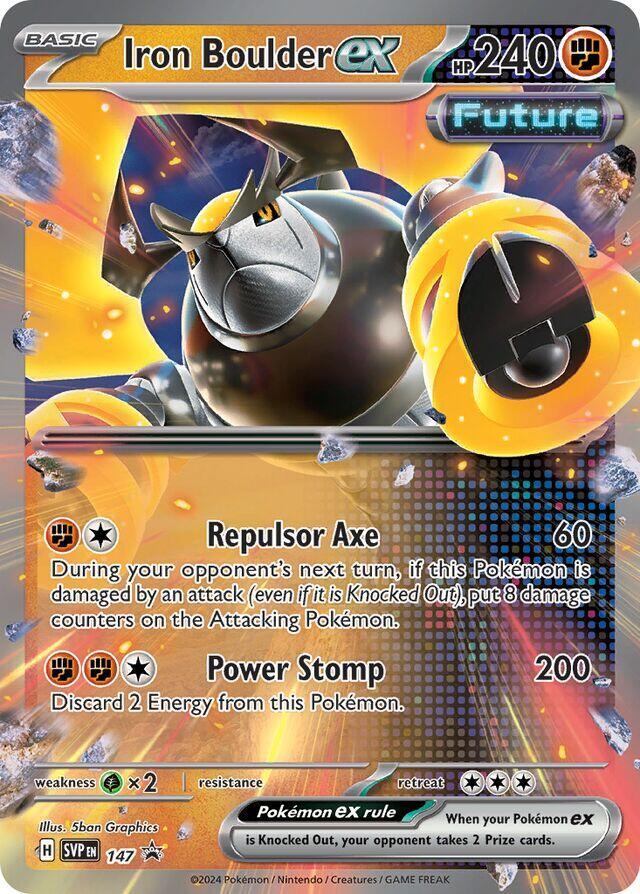 Iron Boulder EX 147 - Monster Mart - Pokémon Cards Australia