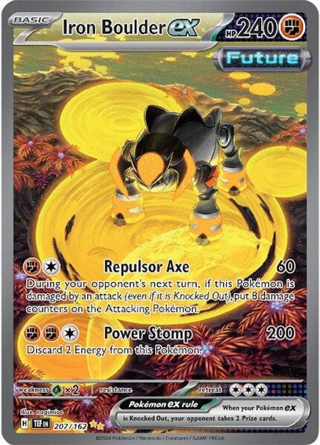 Iron Boulder EX 207/162 - Monster Mart - Pokémon Cards Australia