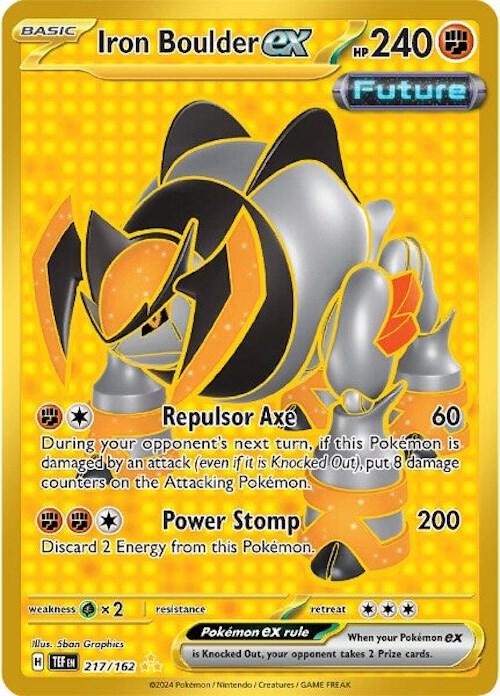 Iron Boulder EX 217/162 - Monster Mart - Pokémon Cards Australia