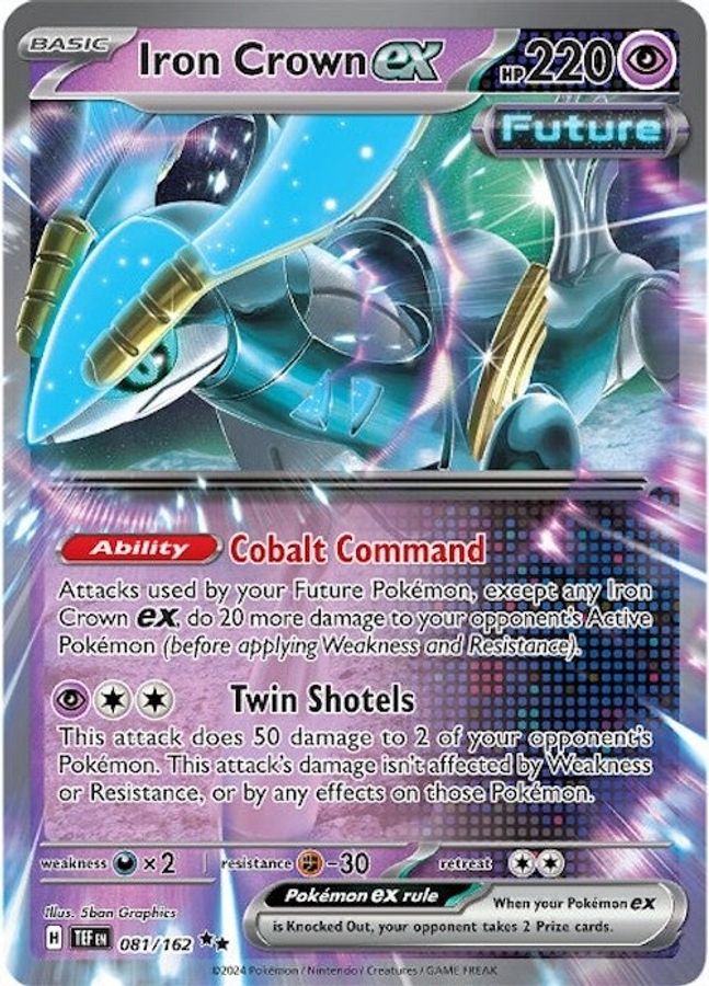 Iron Crown EX 081/162 Raw Card