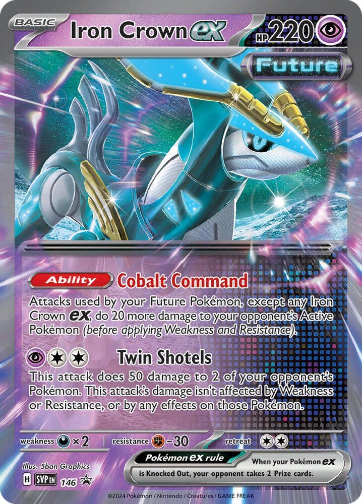 Iron Crown EX 146 - Monster Mart - Pokémon Cards Australia