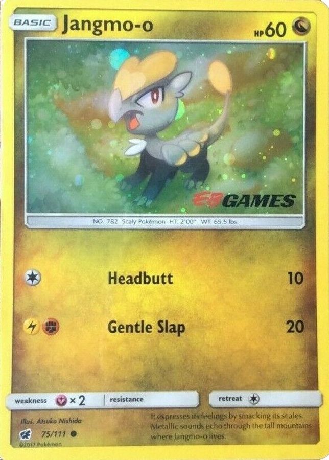Jangmo - o 75/111 Sealed - Monster Mart - Pokémon Cards Australia