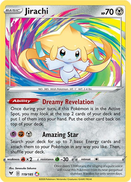 Jirachi 119/185 - Monster Mart - Pokémon Cards Australia
