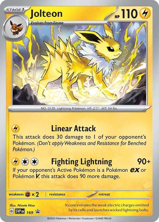 Jolteon 169 - Monster Mart - Pokémon Cards Australia