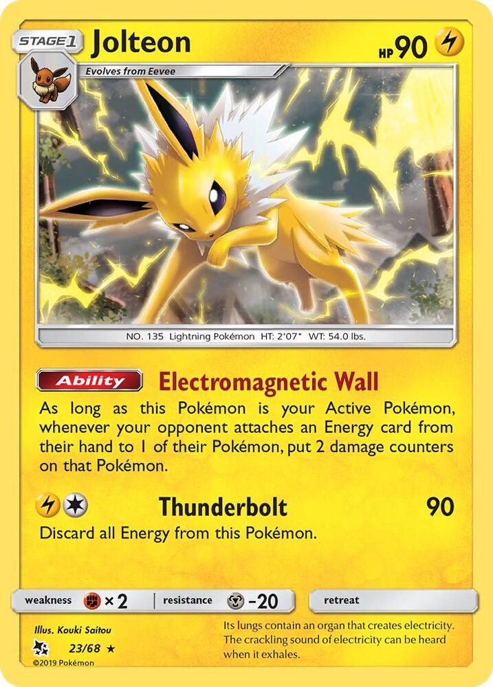 Jolteon Reverse Holo 23/68 - Monster Mart - Pokémon Cards Australia