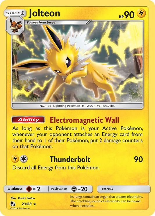 Jolteon Reverse Holo 23/68 - Monster Mart - Pokémon Cards Australia