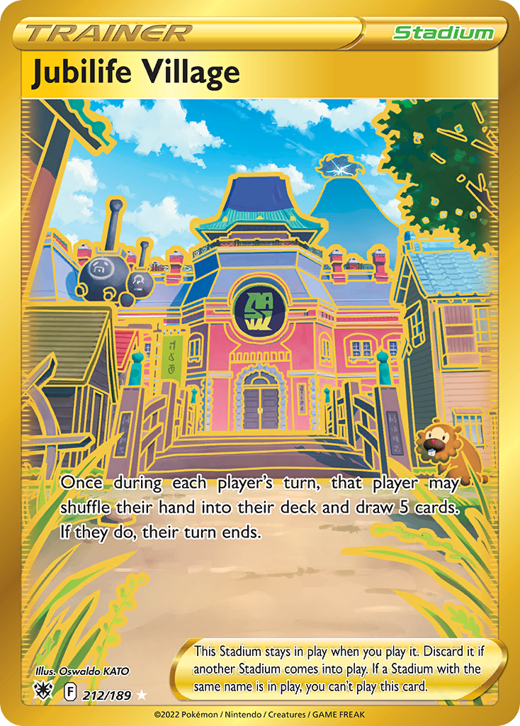 Jubilife Village 212/189 - Monster Mart - Pokémon Cards Australia