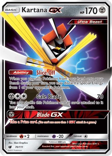 Kartana GX 70/111 - Monster Mart - Pokémon Cards Australia