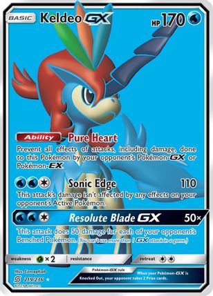 Keldeo GX 219/236 - Monster Mart - Pokémon Cards Australia
