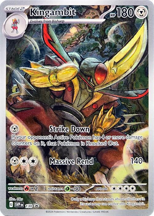 Kingambit 130 - Monster Mart - Pokémon Cards Australia