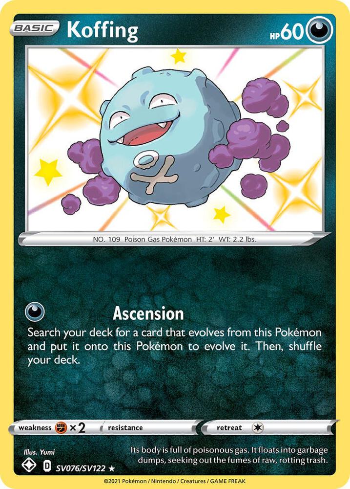 Koffing SV076/SV122 - Monster Mart - Pokémon Cards Australia