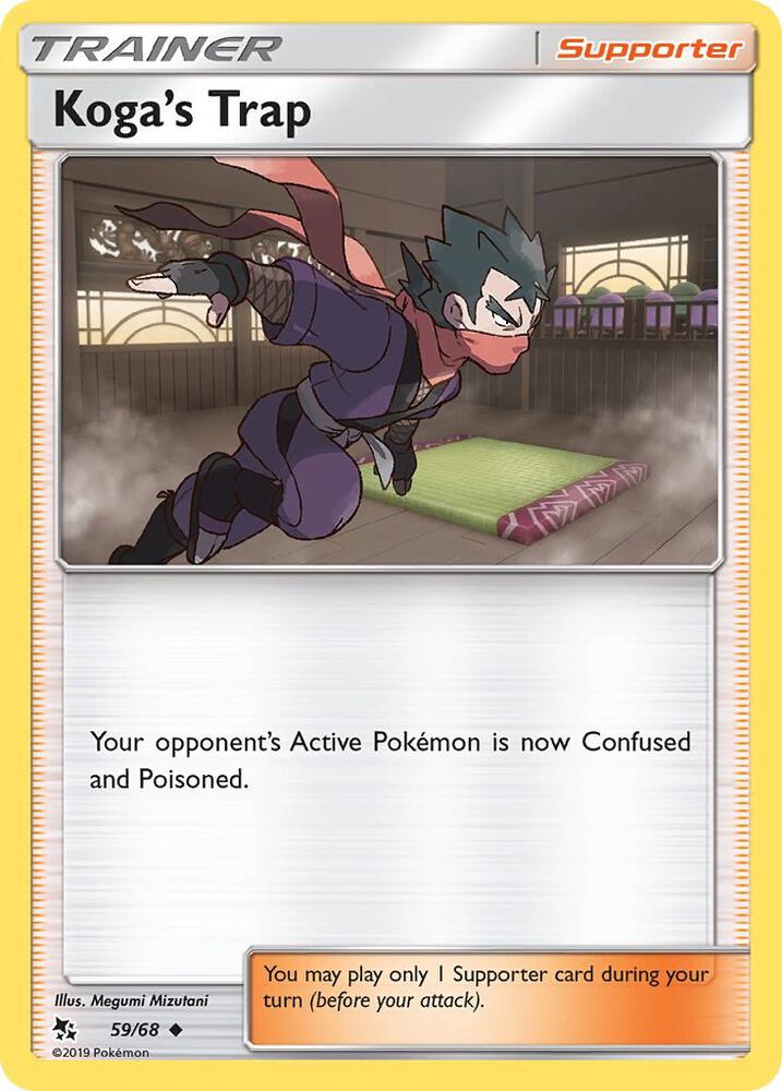 Koga's Trap Reverse Holo 59/68 - Monster Mart - Pokémon Cards Australia