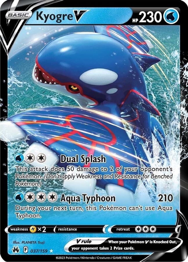 Kyogre V 037/159 - Monster Mart - Pokémon Cards Australia
