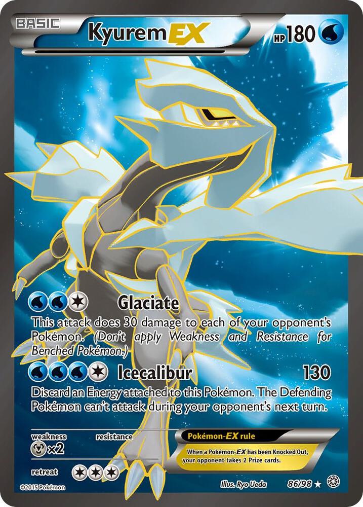 Kyurem EX 86/98 - Monster Mart - Pokémon Cards Australia