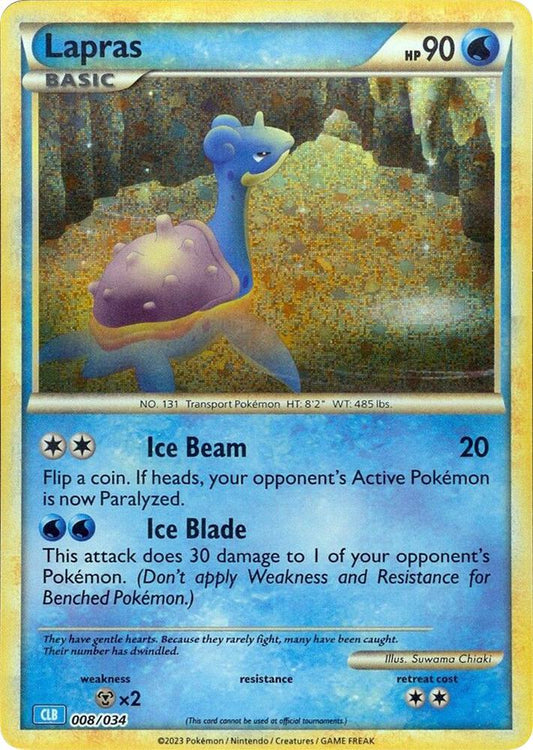 Lapras 008/034 (CLB) - Monster Mart - Pokémon Cards Australia