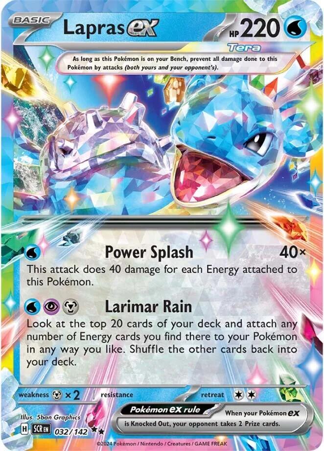 Lapras EX 032/142 - Monster Mart - Pokémon Cards Australia