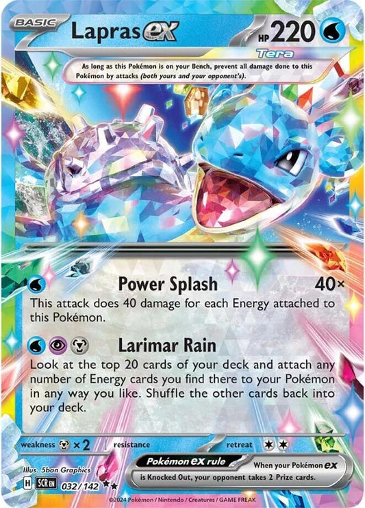 Lapras EX 032/142 - Monster Mart - Pokémon Cards Australia