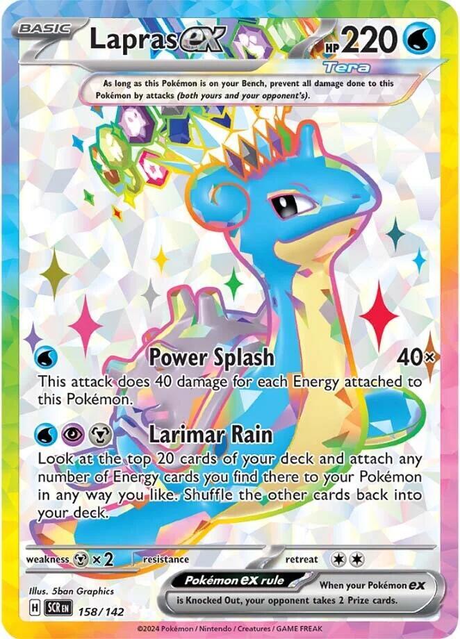 Lapras EX 158/142 - Monster Mart - Pokémon Cards Australia