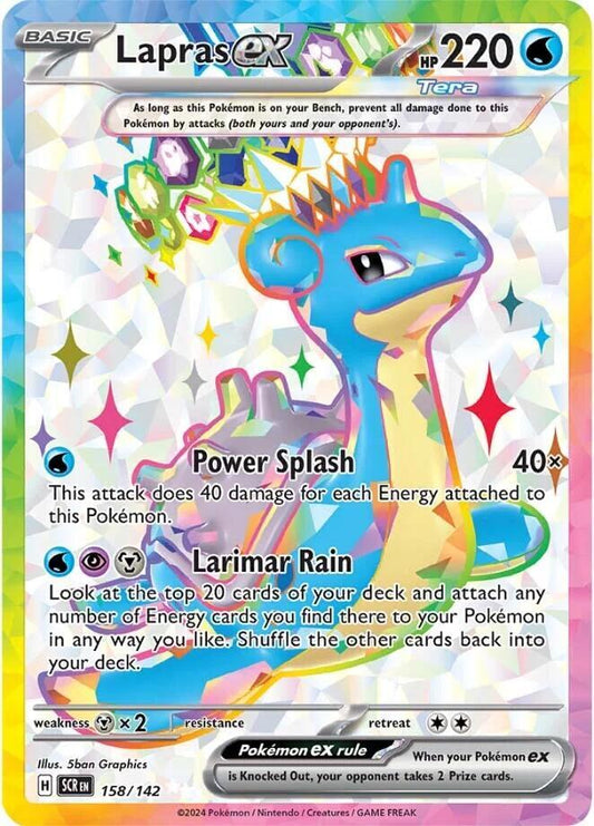 Lapras EX 158/142 - Monster Mart - Pokémon Cards Australia