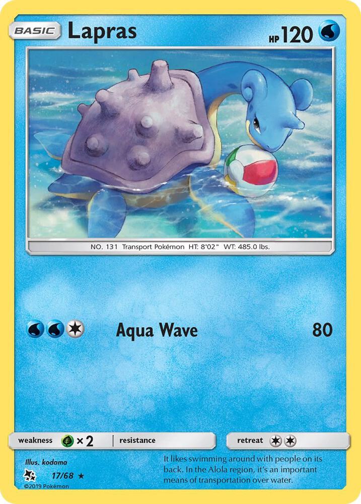 Lapras Reverse Holo 17/68 - Monster Mart - Pokémon Cards Australia