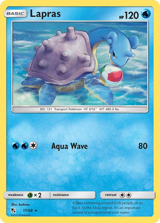 Lapras Reverse Holo 17/68 - Monster Mart - Pokémon Cards Australia