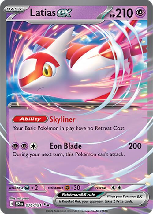 Latias EX 076/191 - Monster Mart - Pokémon Cards Australia